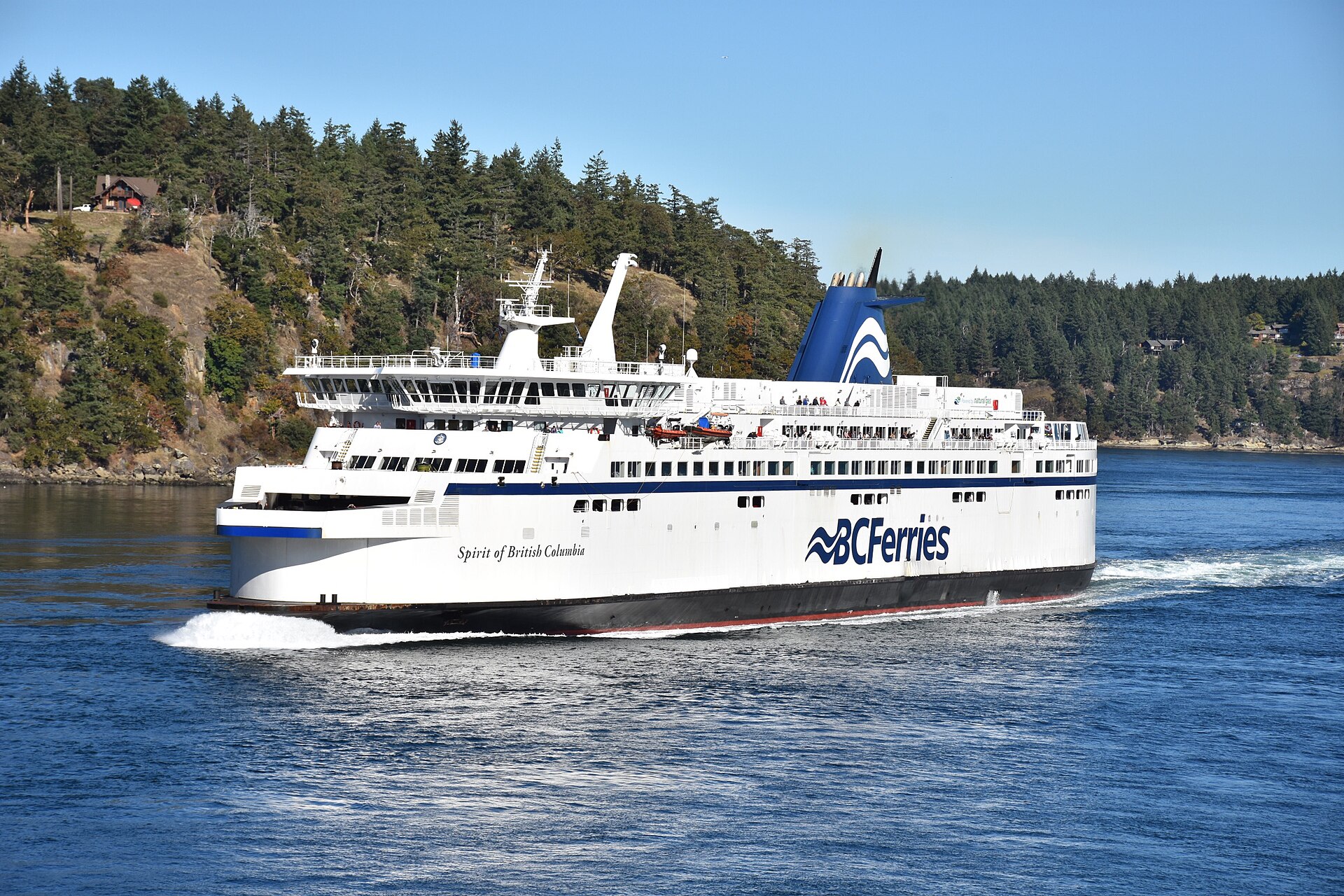 BC Ferries Schiff Spirit of Vancouver Island in Tsawwassen