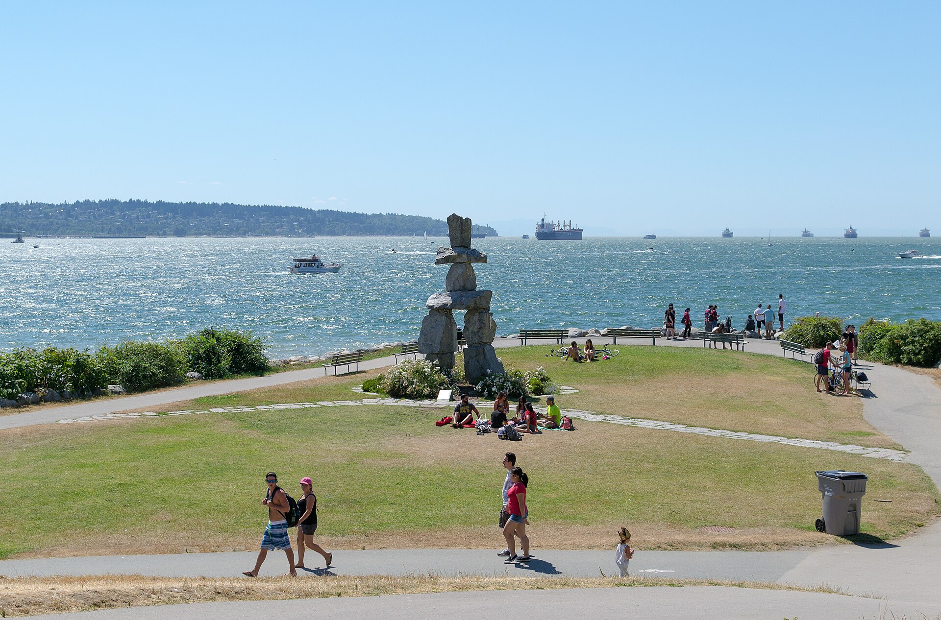 Inukshuk am English Bay