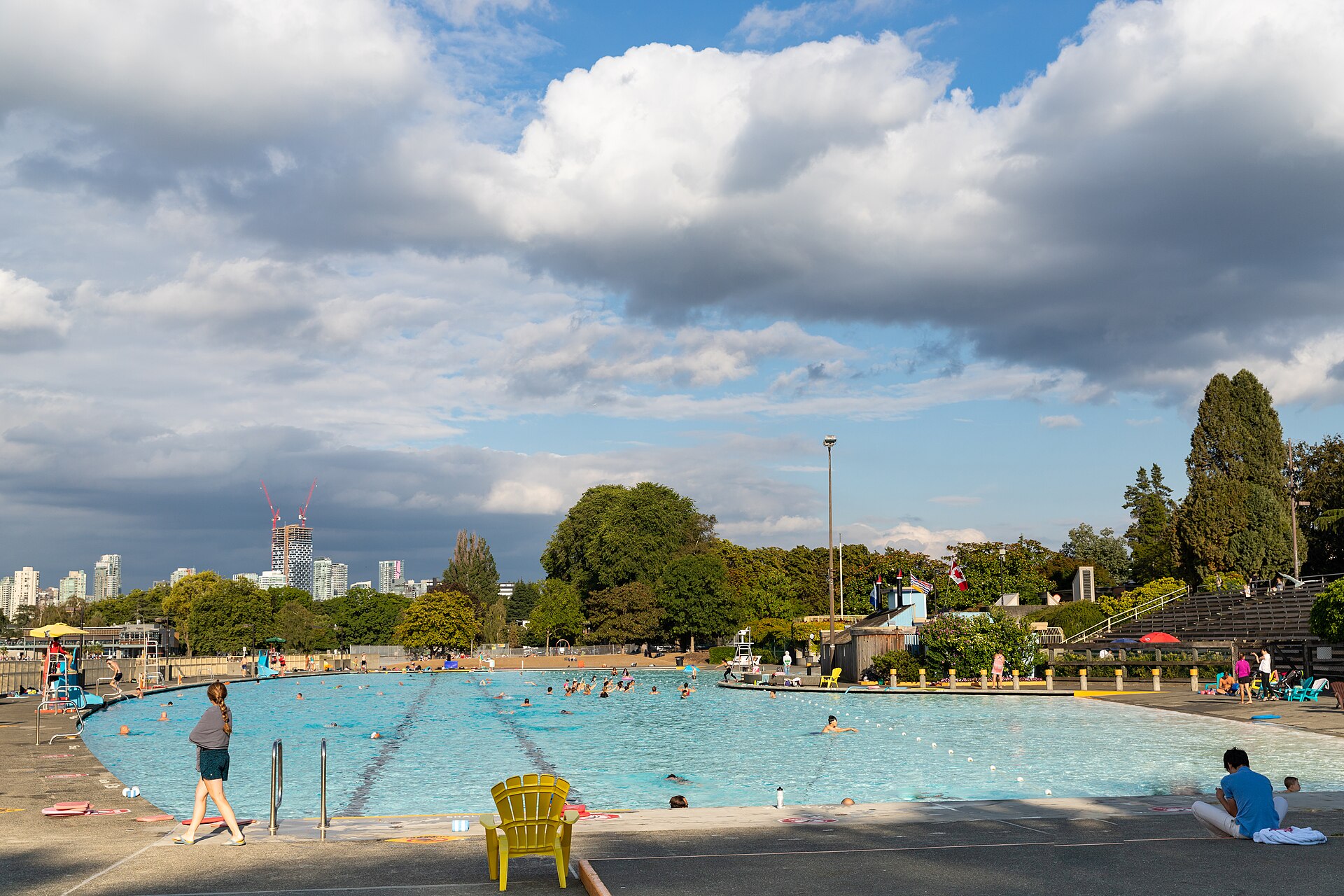 Kitsilano Outdoor Pool (137 m Salzwasserbecken)