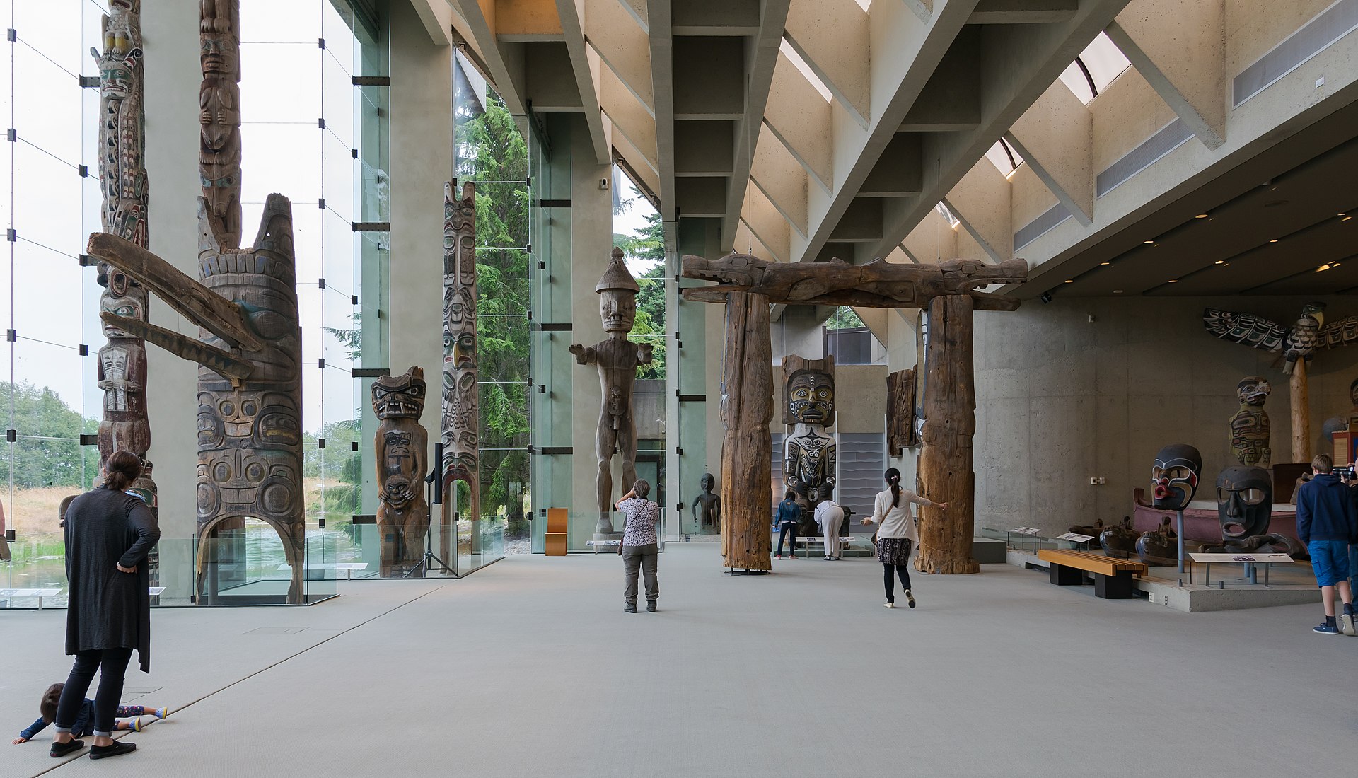 Totempfähle am Museum of Anthropology UBC
