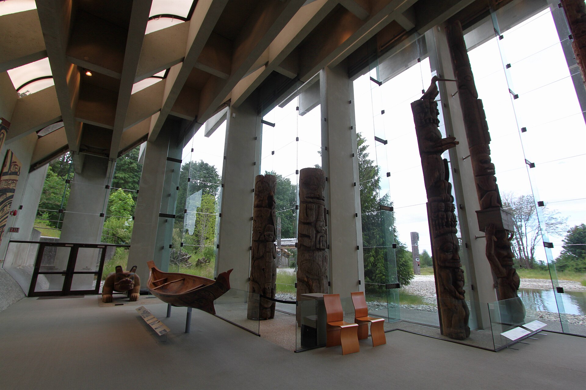 Great Hall im Museum of Anthropology UBC (Arthur Erickson)